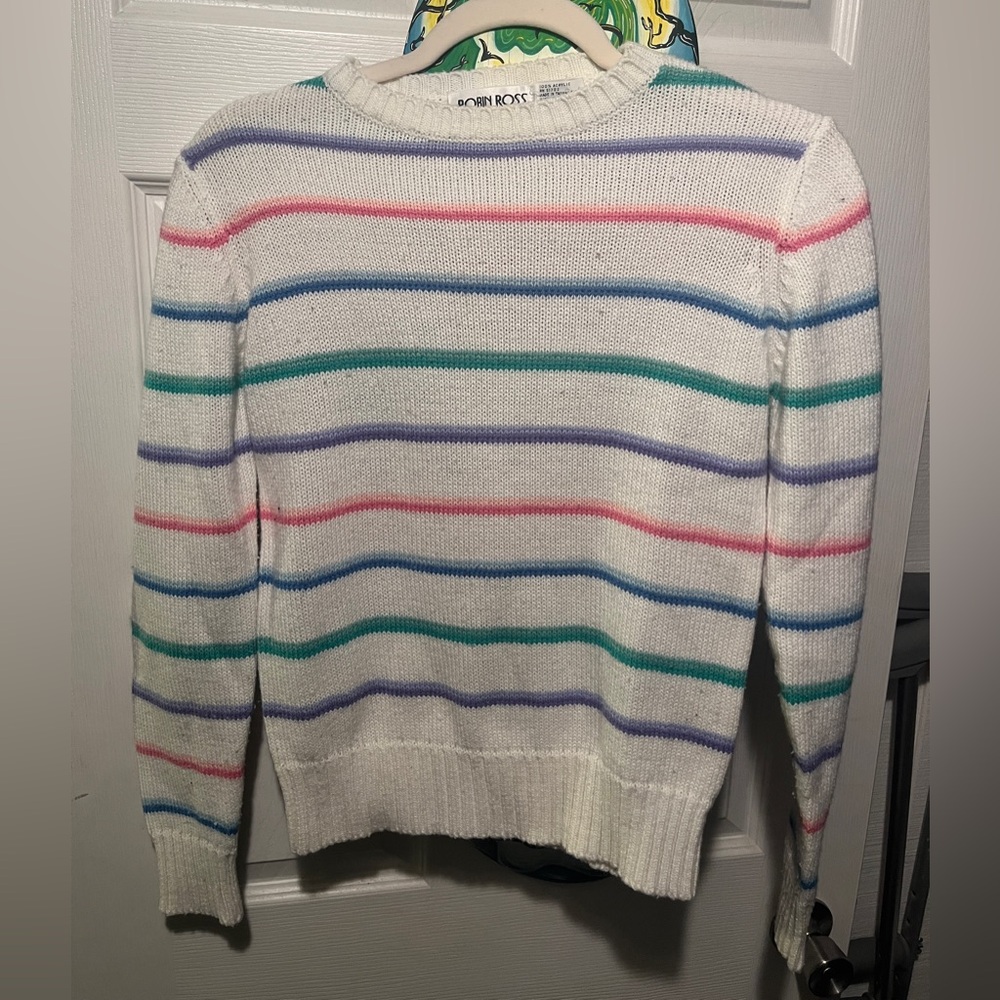 Vintage pastel striped sweater